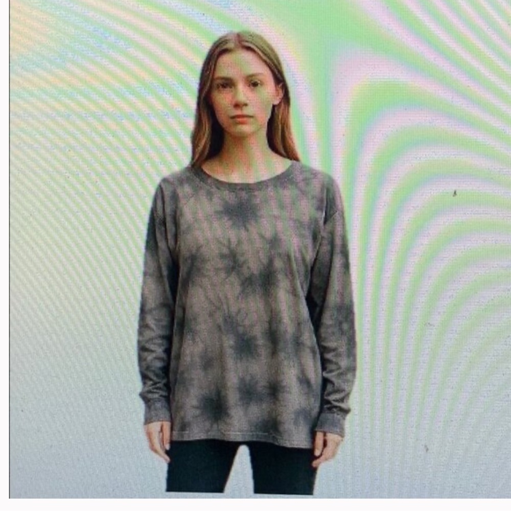 JoyLab Charcoal Tie-Dye Sweatshirt